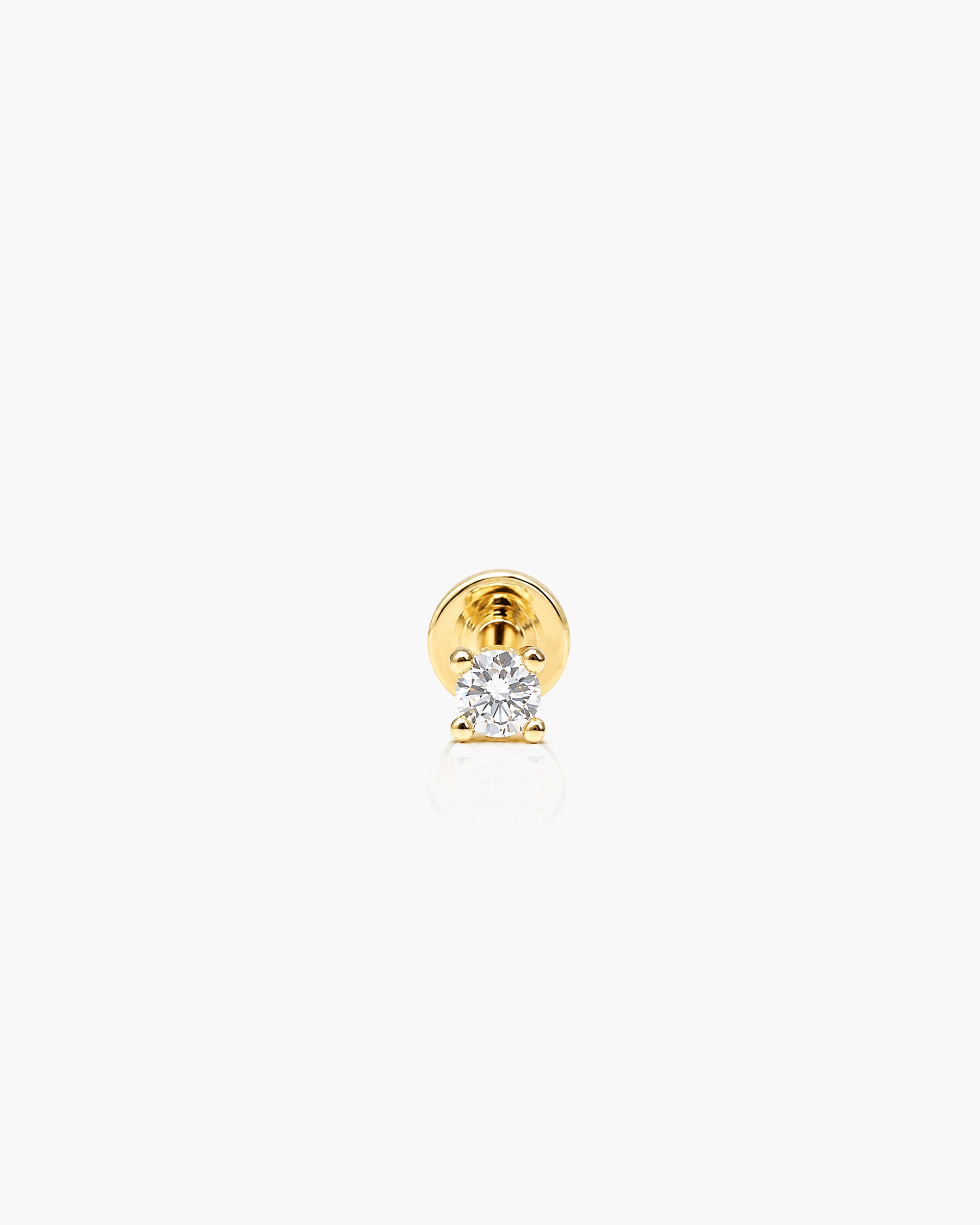 Babe Diamond Stud 2.3 Single - 18K Gold Vermeil Lab Grown Diamond
