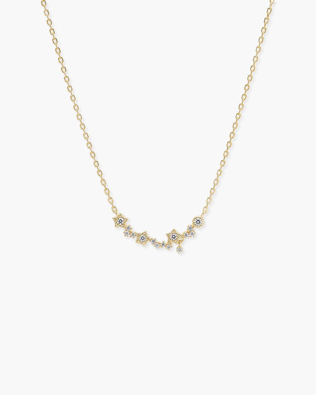 Stellar Diamond Necklace - 18K Gold Vermeil Lab Grown Diamond