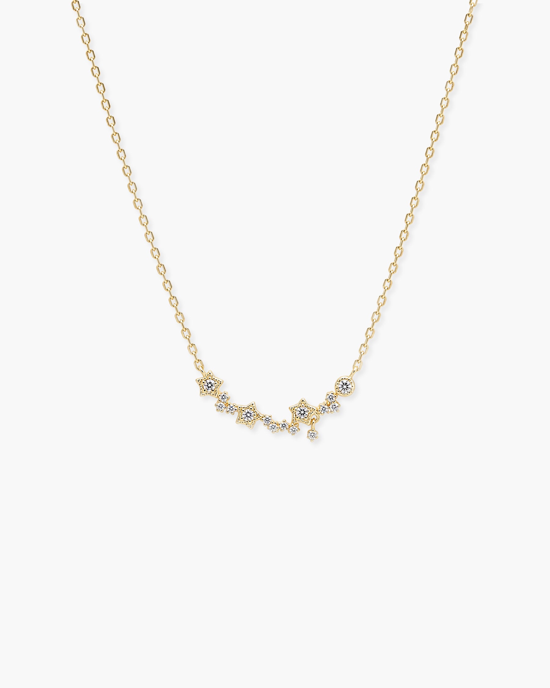 Stellar Diamond Necklace - 18K Gold Vermeil Lab Grown Diamond