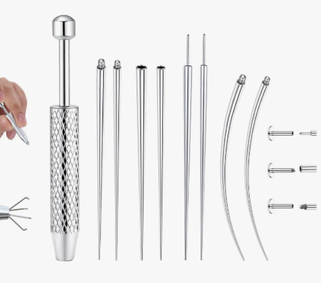 Titanium Flatback Insertion Tool Sets (9Pcs)