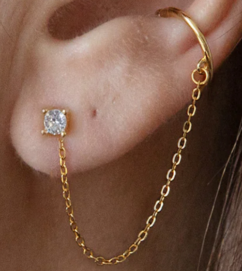 Chain Cuff Ear Jacket