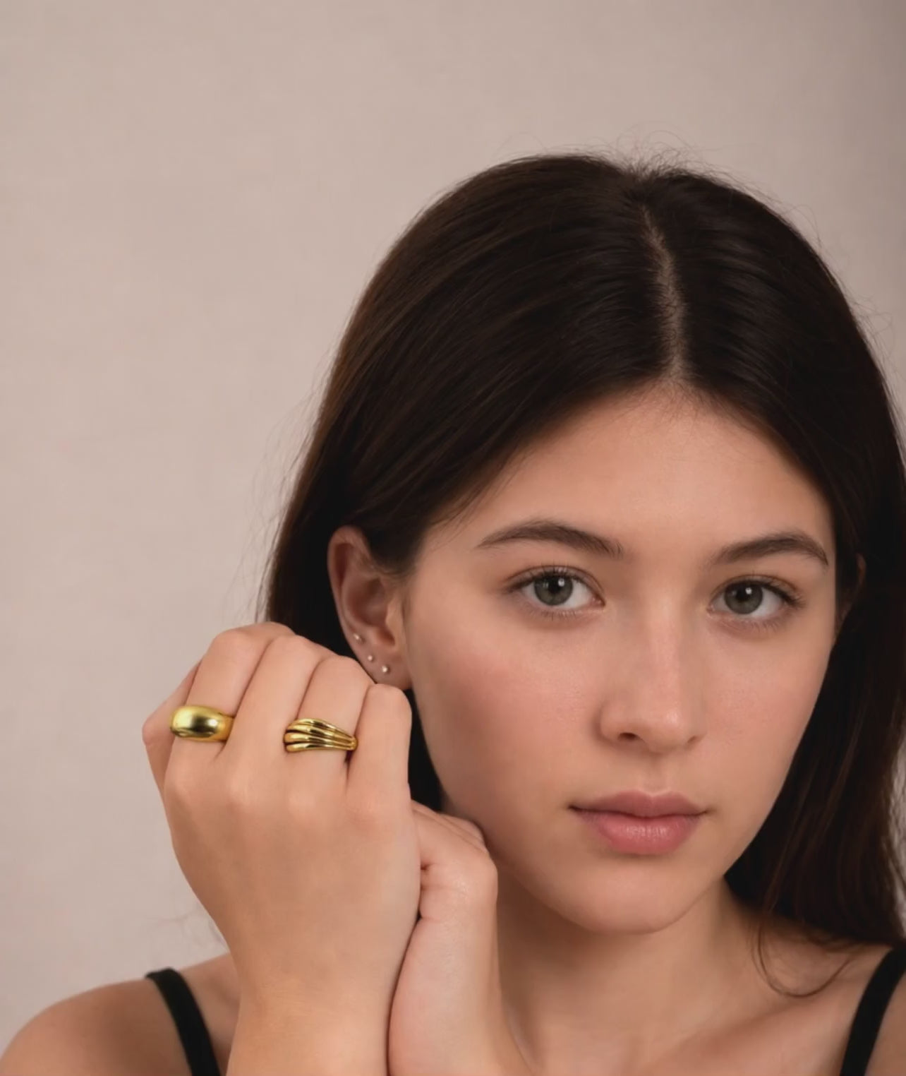 Luma Layer Ring - 18K Gold Vermeil Video