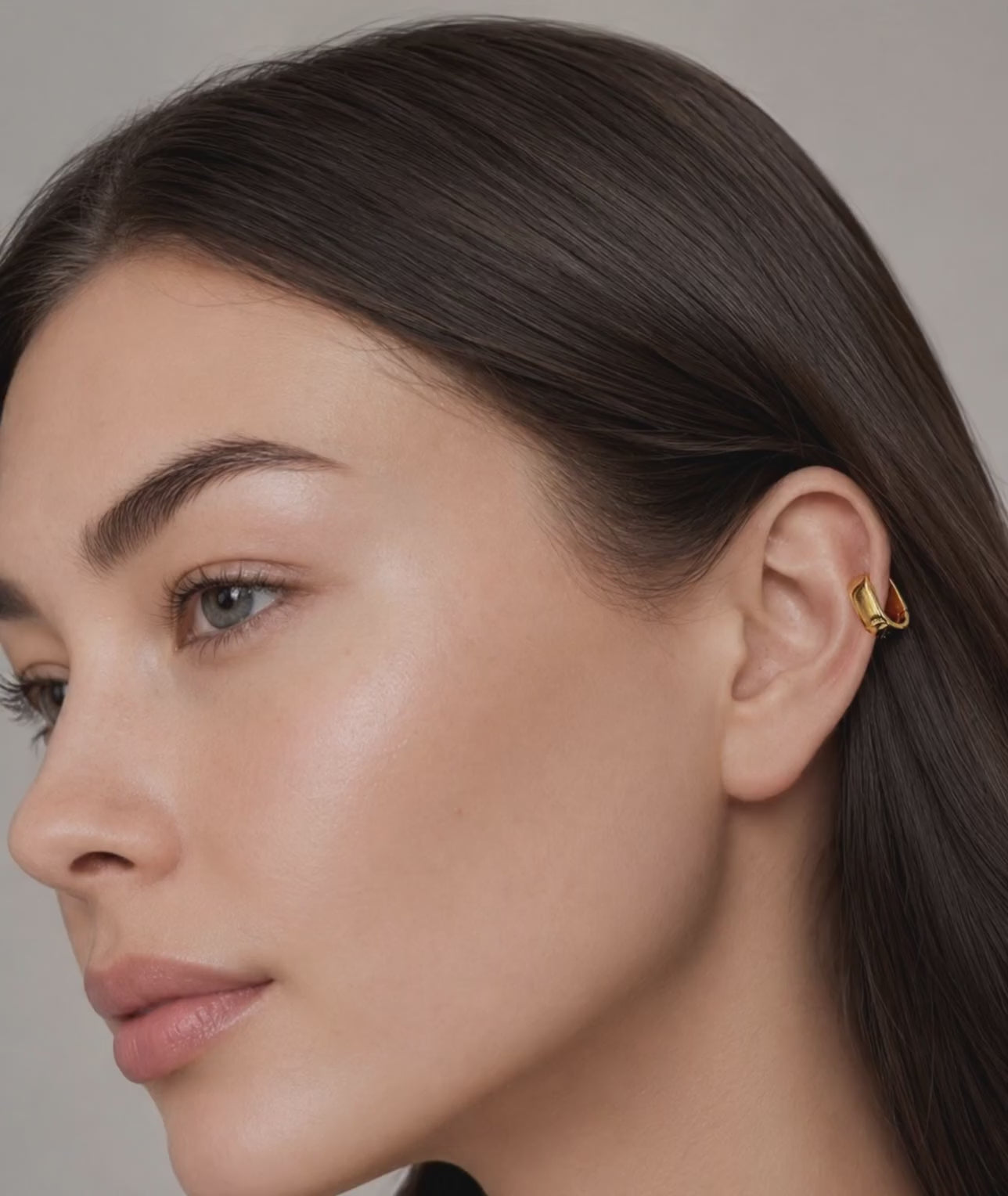Contour Wide Hoops - Sterling Silver Video