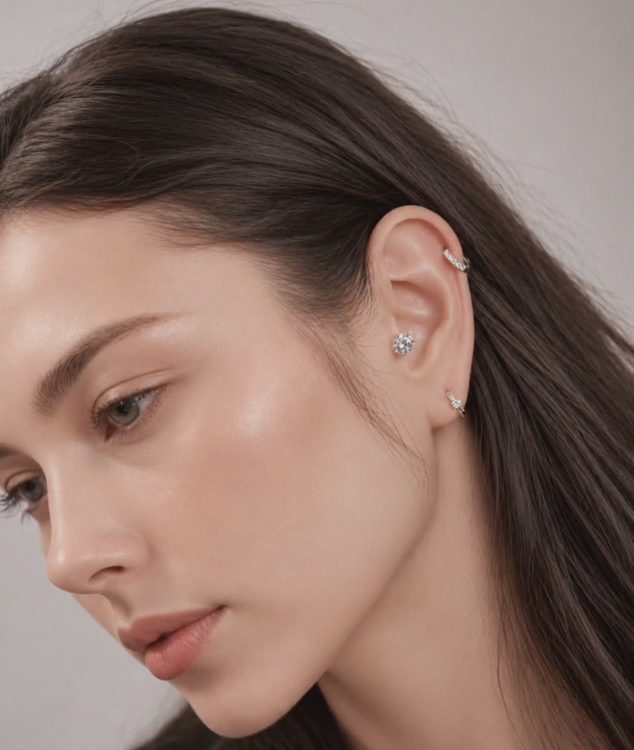 Classic Diamond Studs 1.5 - 14K Gold Lab Grown Diamond Video